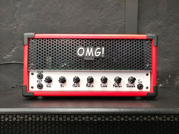 Amplificador OMG! Stereo color Rojo